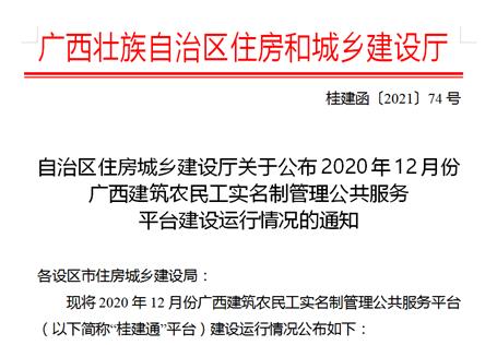 【喜訊】公司獲自治區住房城鄉建設廳通報表揚并加誠信分