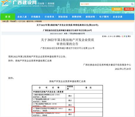 喜報！萬發房開公司順利通過核定房地產開發企業二級資質